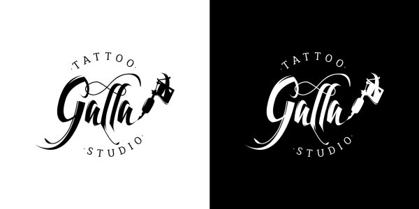 Дизайн логотипа тату студии