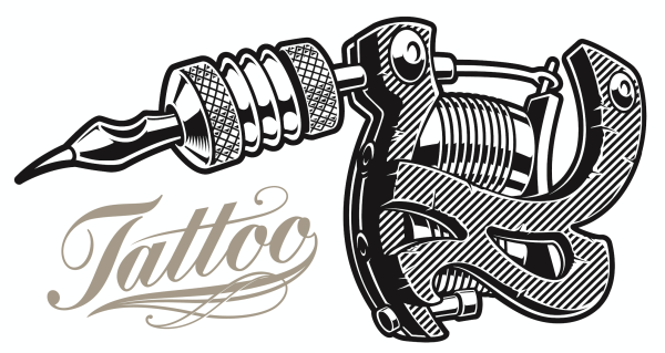 Тату машинка вектор