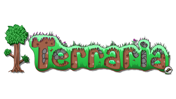 Надпись террария с фоном