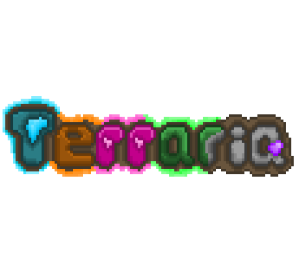 Terraria надпись