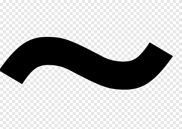 Волнистая линия символ