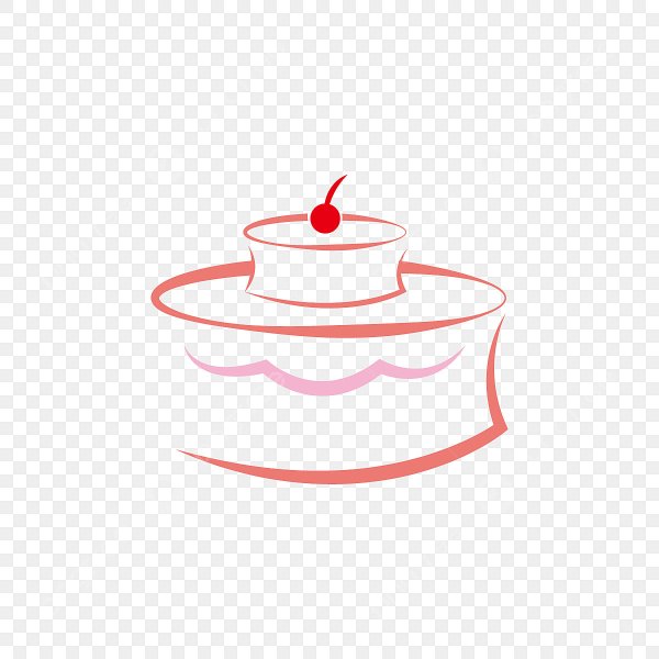 Торт схематичное изображение