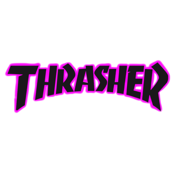 Розовая надпись Thrasher