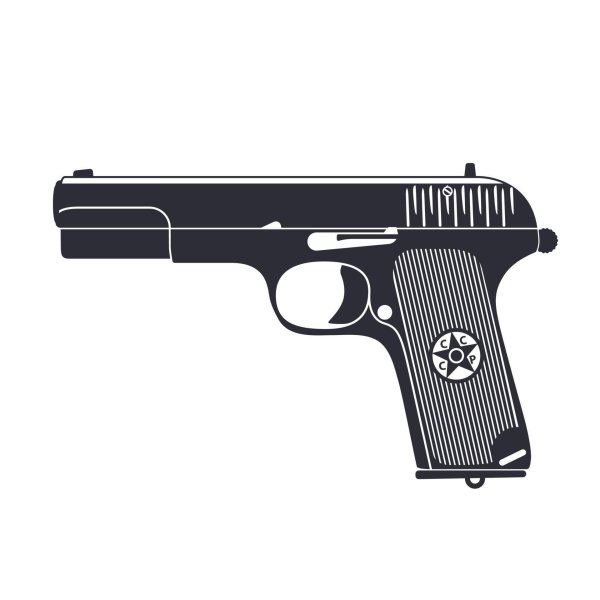 Пистолет ТТ силуэт