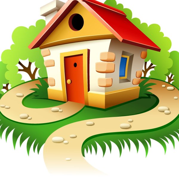 Дом мультяшный