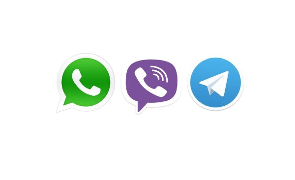Иконки WHATSAPP Viber Telegram