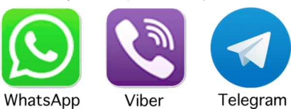 Значок вайбер и телеграмм