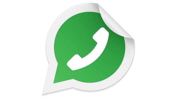 WHATSAPP на белом фоне