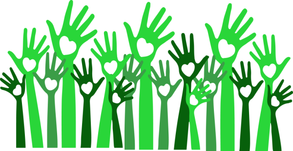 Волонтерство на прозрачном фоне