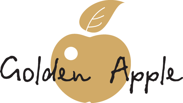 Золотое яблоко логотип прозрачный