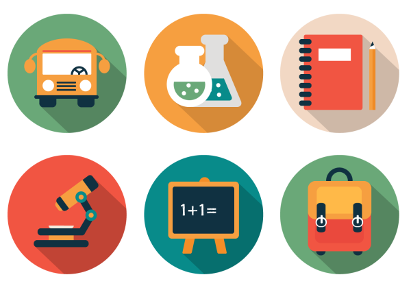 Иконки учебные предметы