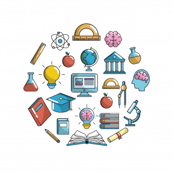 Знаки школьных предметов