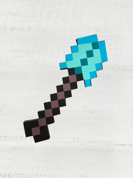 Алмазная лопата в МАЙНКРАФТЕ