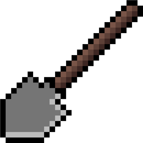 Minecraft алмазная лопата