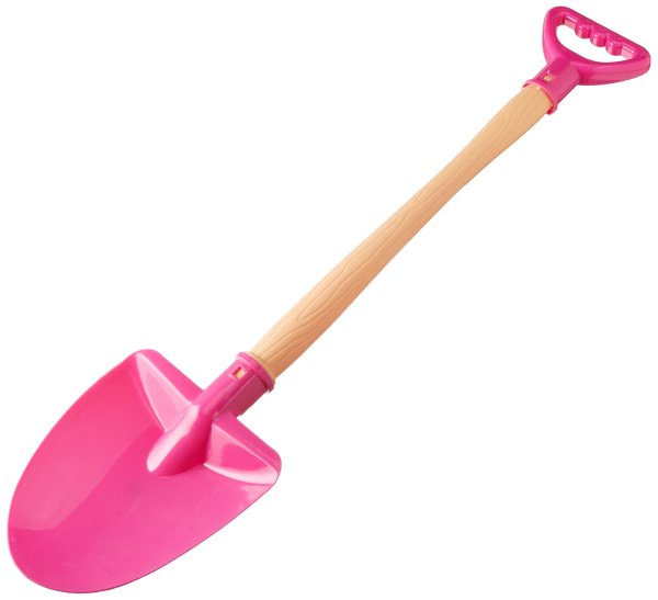 Розовая лопата