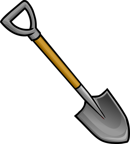 Лопата мультяшная