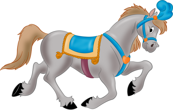 Лошадь мультяшная