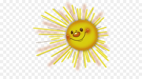 Солнце на прозрачной основе