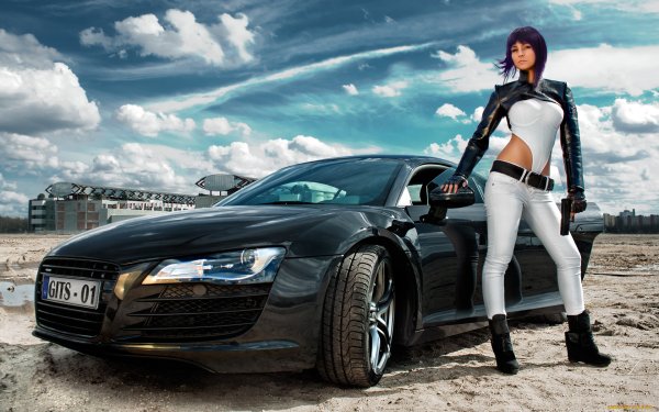 Девушки и авто 1920х1080