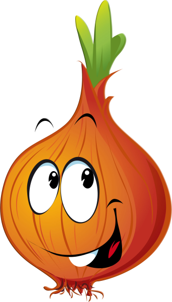 Веселые овощи лук