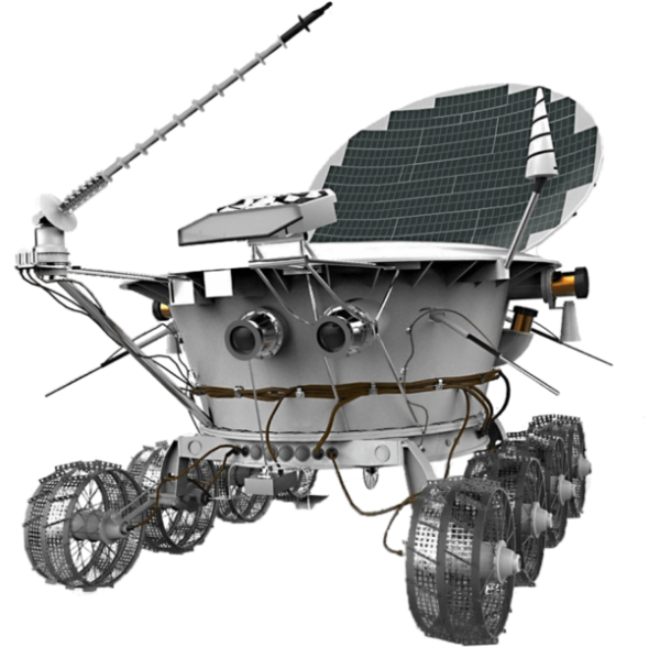 Луноход сбоку
