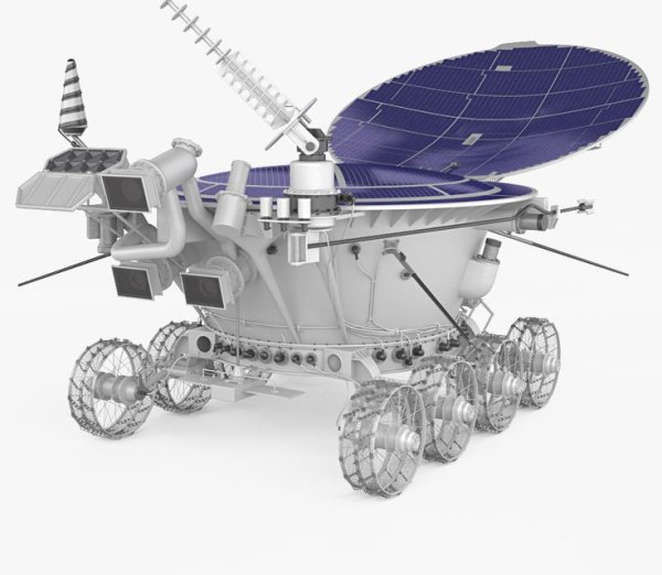 Луноход 3д модель Inventor