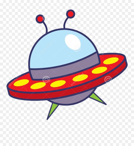 Космическая тарелка иллюстрация