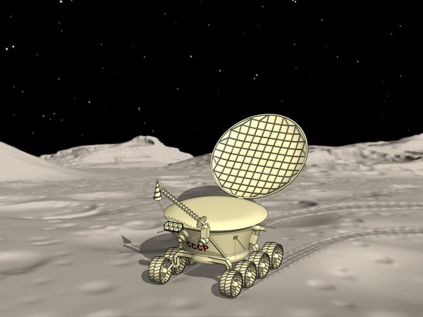 Смешной Луноход