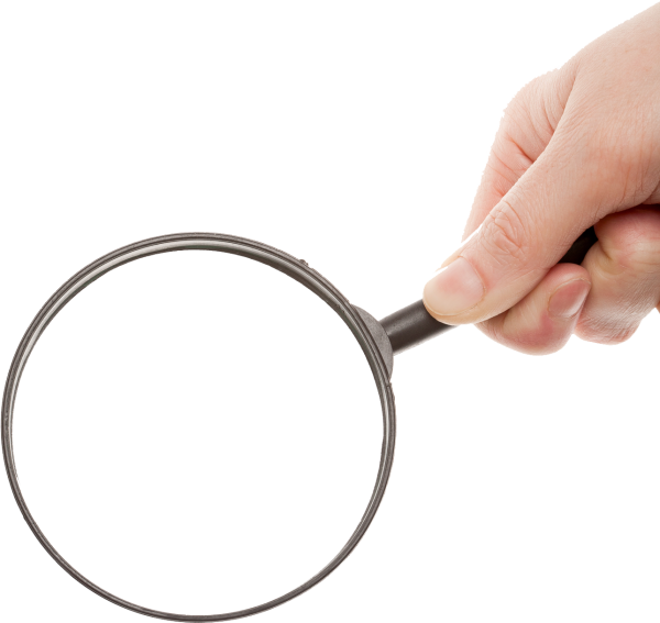 Лупа прозрачная