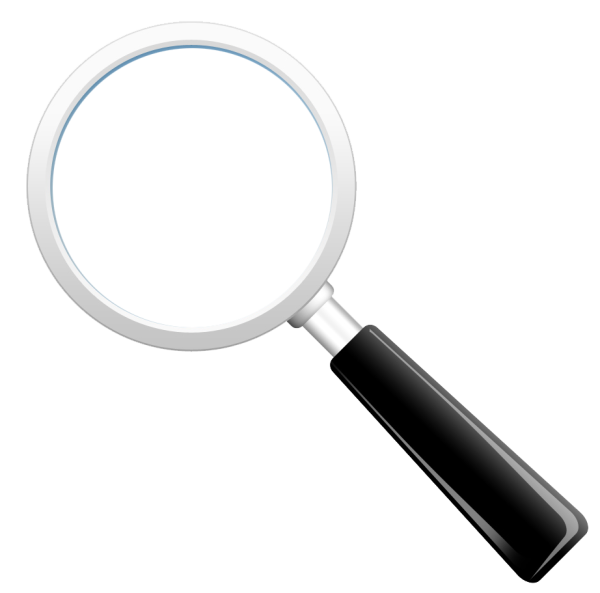 Лупа стикер