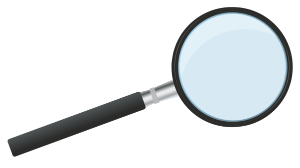 Лупа клипарт на прозрачном фоне