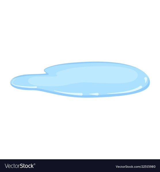 Нарисованная лужа