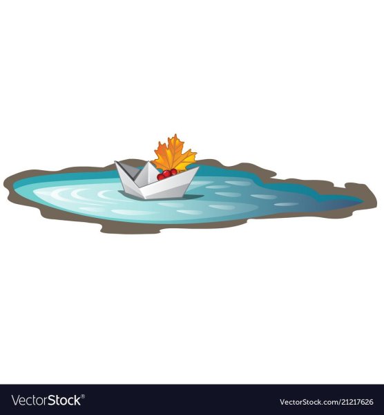 Лужица на прозрачном фоне