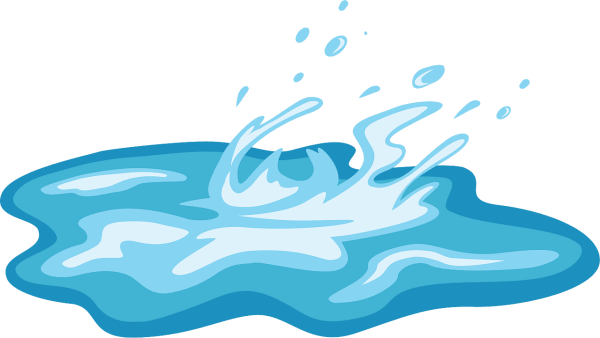 Нарисованная лужа