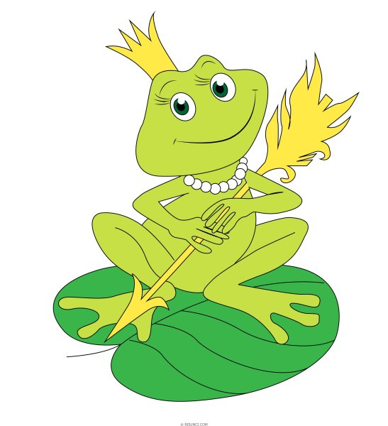 Царевна лягушка рисунок