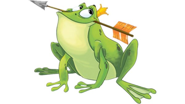 Лягушка со стрелой из сказки Царевна лягушка