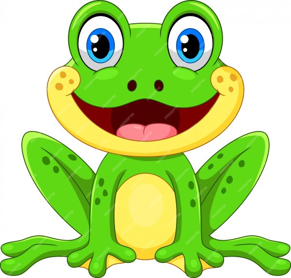 Лягушонок мультяшный