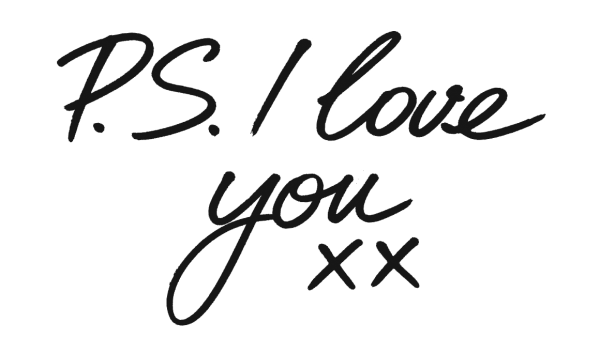 Надпись Love you