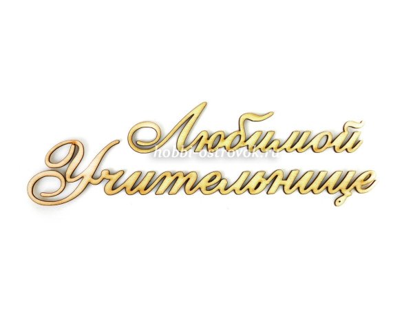 Любимому учителю надпись