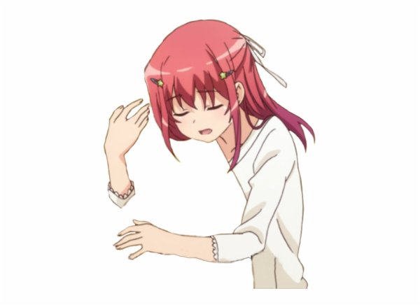 Аниме тянка обнимает