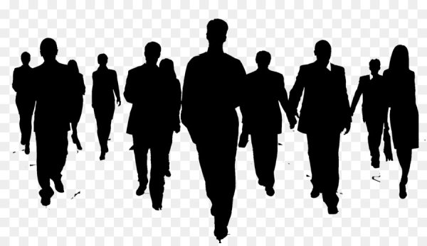 Силуэт толпы