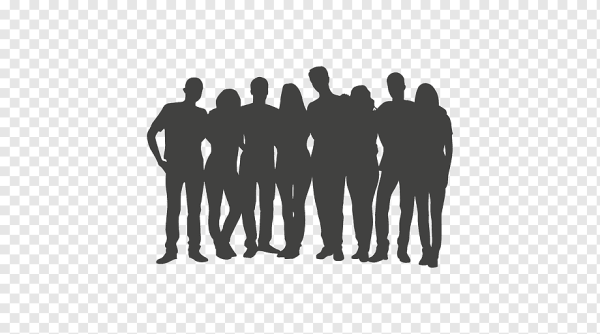 Силуэт толпы
