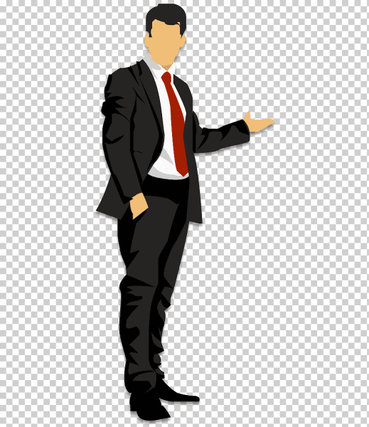 Мультяшный бизнесмен