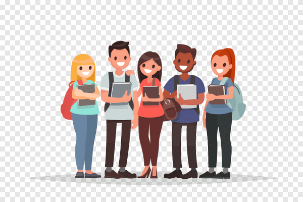 Студент мультяшный