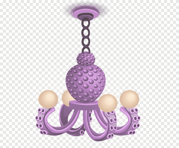 Люстра для фотошопа на прозрачном фоне
