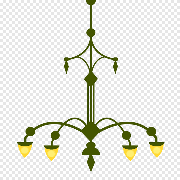 Нарисовать люстру