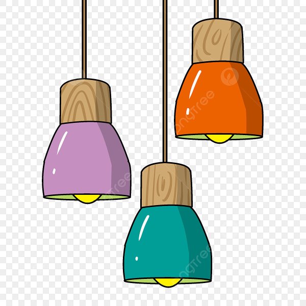 Рисование красивых светильников