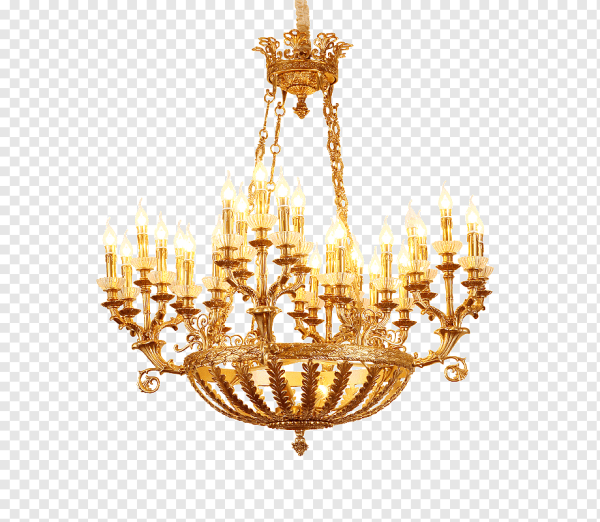 Царская люстра а прозрачном фоне