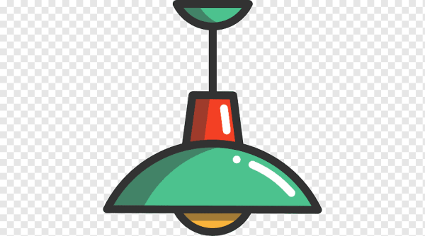 Люстра для детей на прозрачном фоне