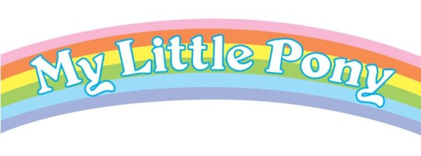 Надпись my little Pony на прозрачном фоне